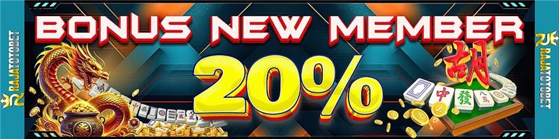 BONUS NEW MEMBER 20%